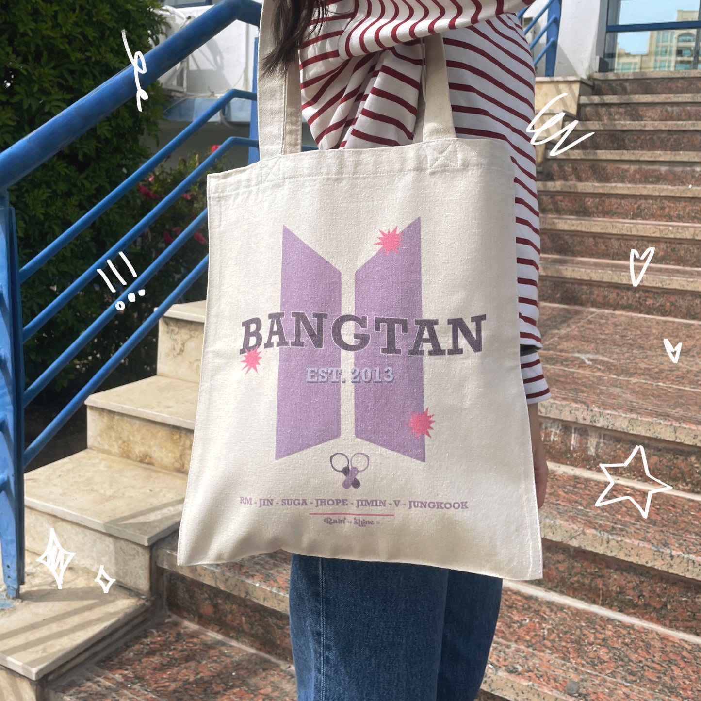 Bangtan tote bag