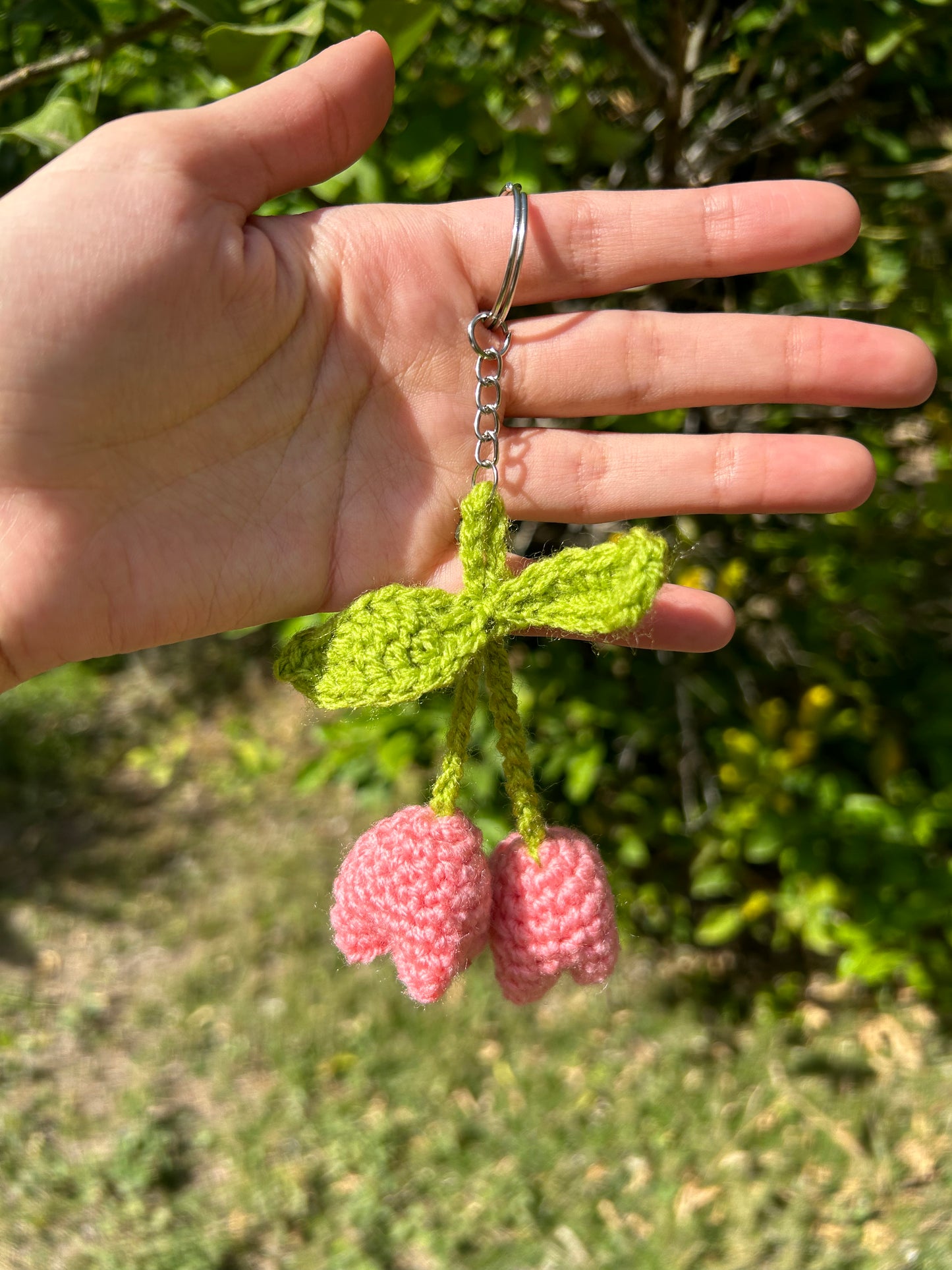 Crochet tulipe charm