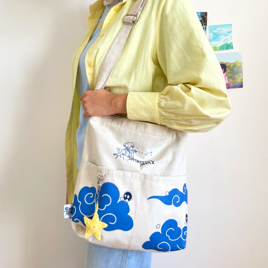 Spirited away messenger bag