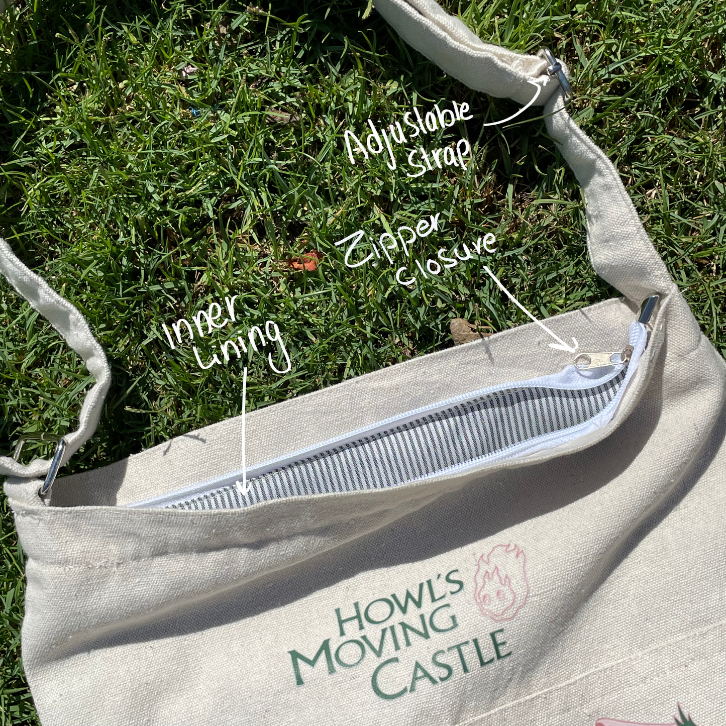 Howl messenger bag