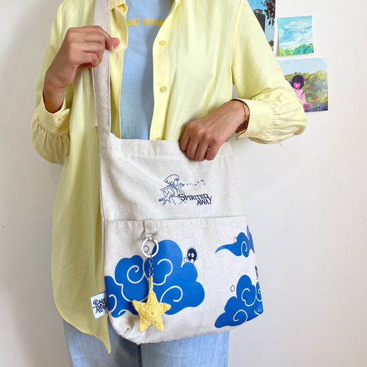 Spirited away messenger bag