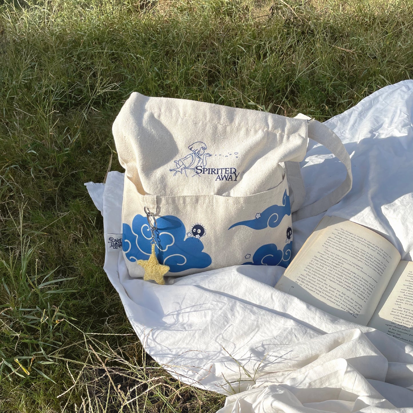 Spirited away messenger bag